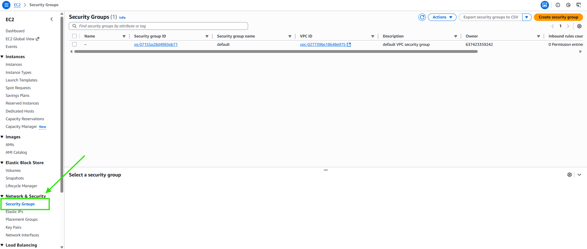 Amazon EC2 Security Groups